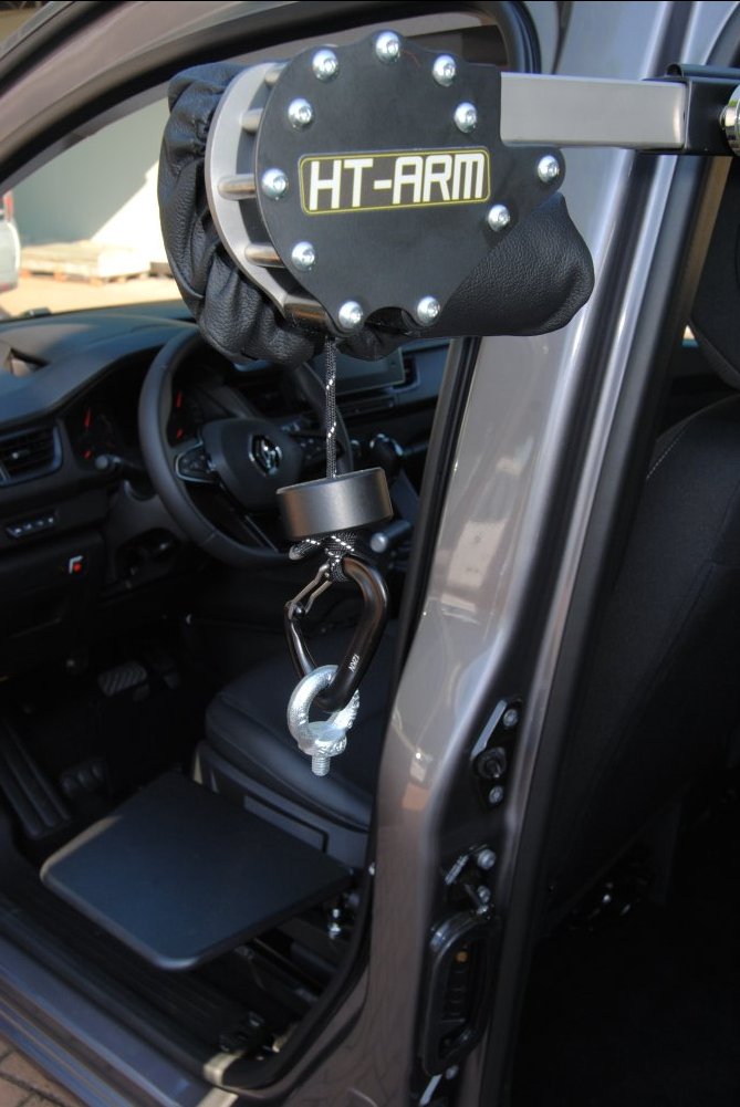 Verricello solleva carrozzina