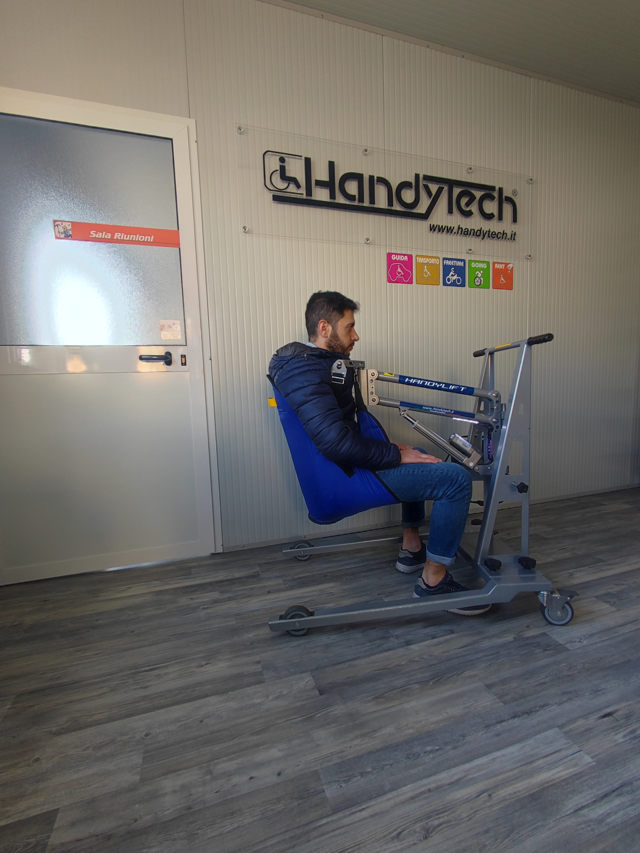 Carrello smontabile per gruetta Handylift