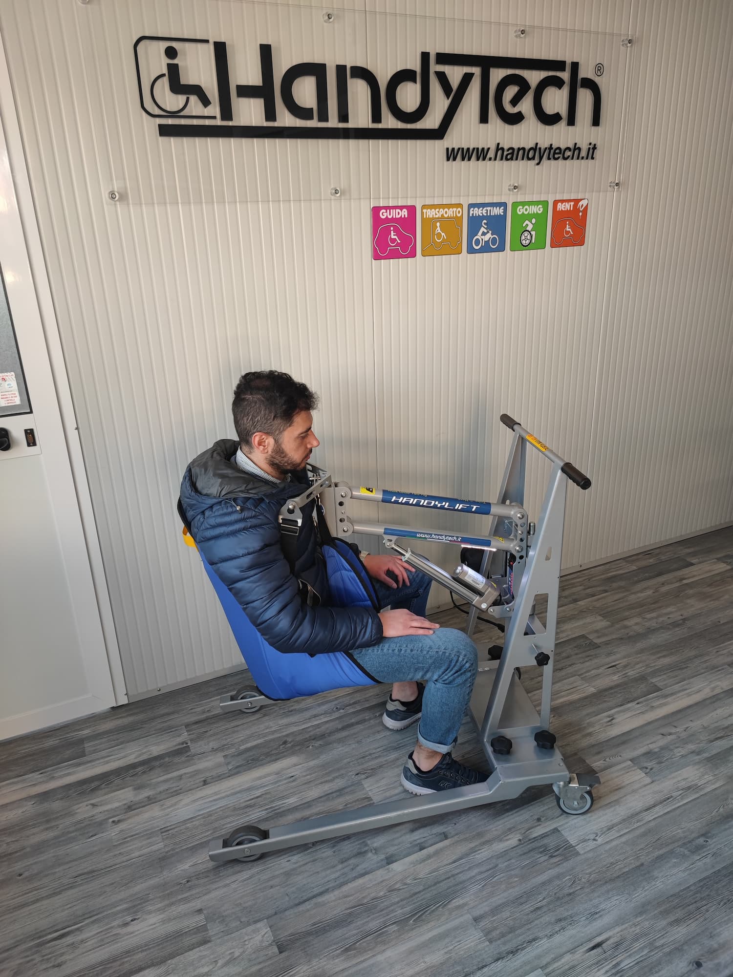 Carrello smontabile per gruetta Handylift